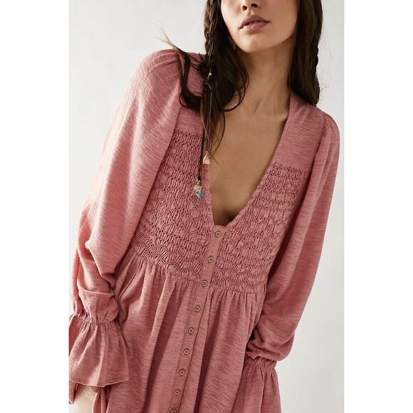 NWT Free People Don’t Call Me Baby OVERSIZED top sz XS - Picture 1 of 5